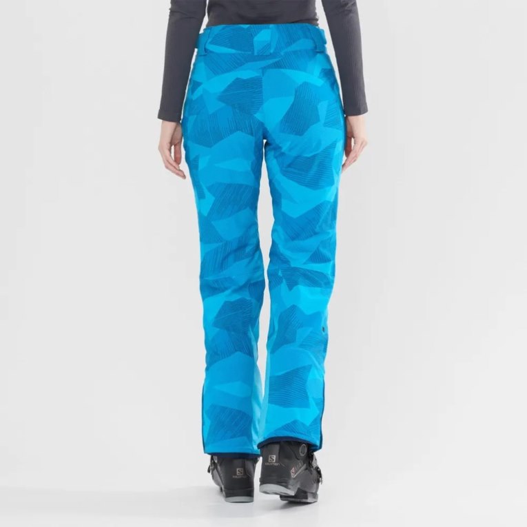 Turquoise Salomon The Brilliant Women's Ski Pants | PH 16893N